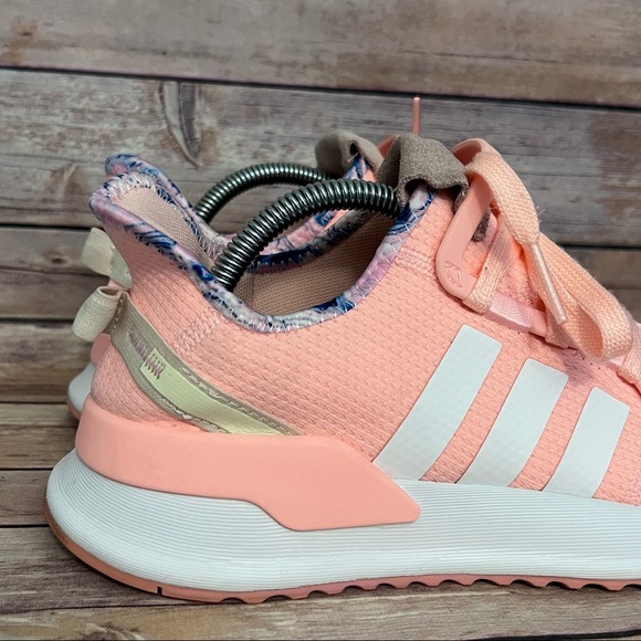 ADIDAS Original U-Path Sneakers ~ Peach ~ Size Women's 7 - Picture 3 of 10